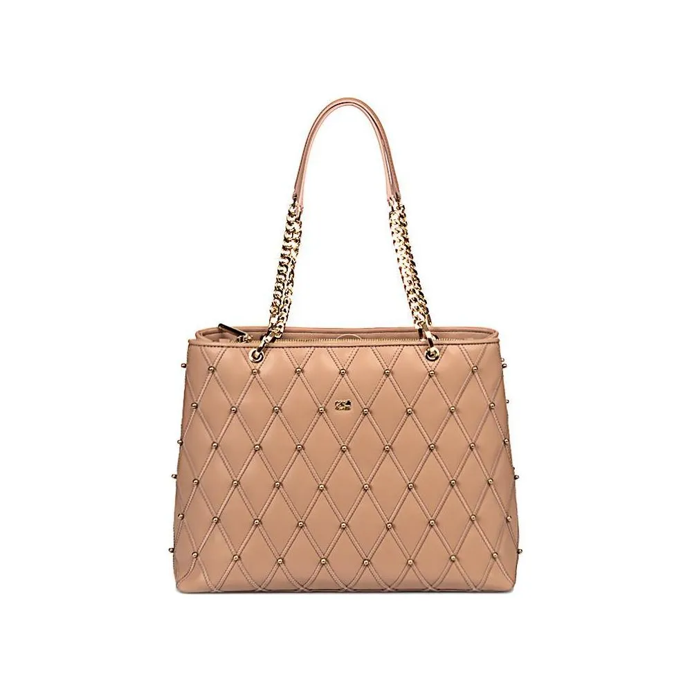 Cavalli Class Women's Quilted Calfskin Chic Shoulder Bag