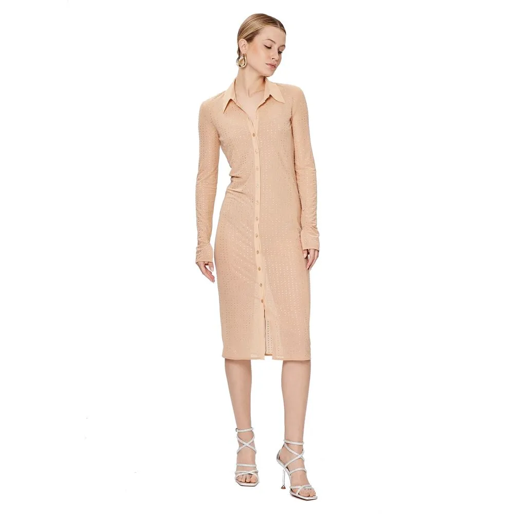 Patrizia Pepe Women's Polished Beige Linen Blazer