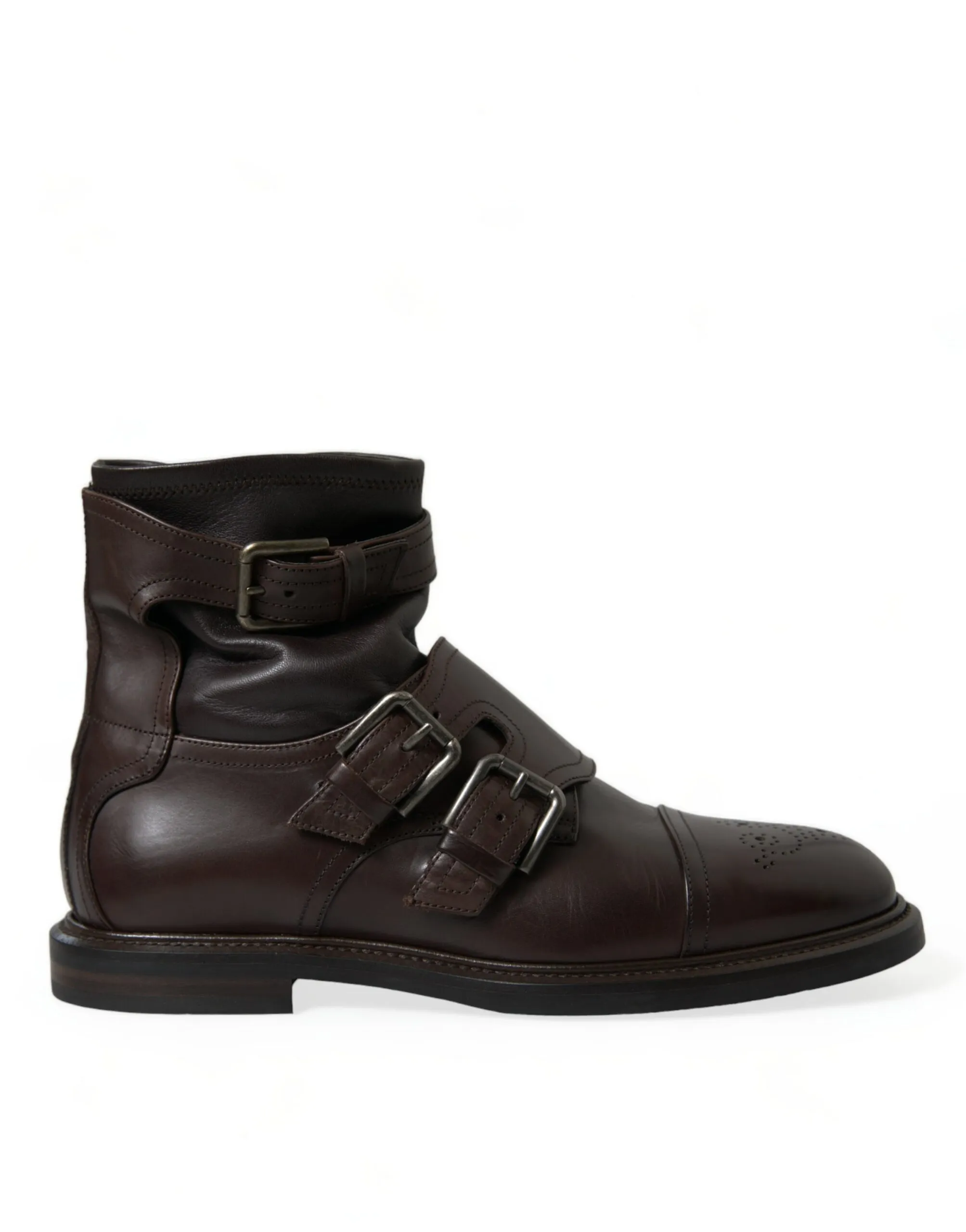 Dolce & Gabbana Men's Elegant Mens Leather Ankle Boots