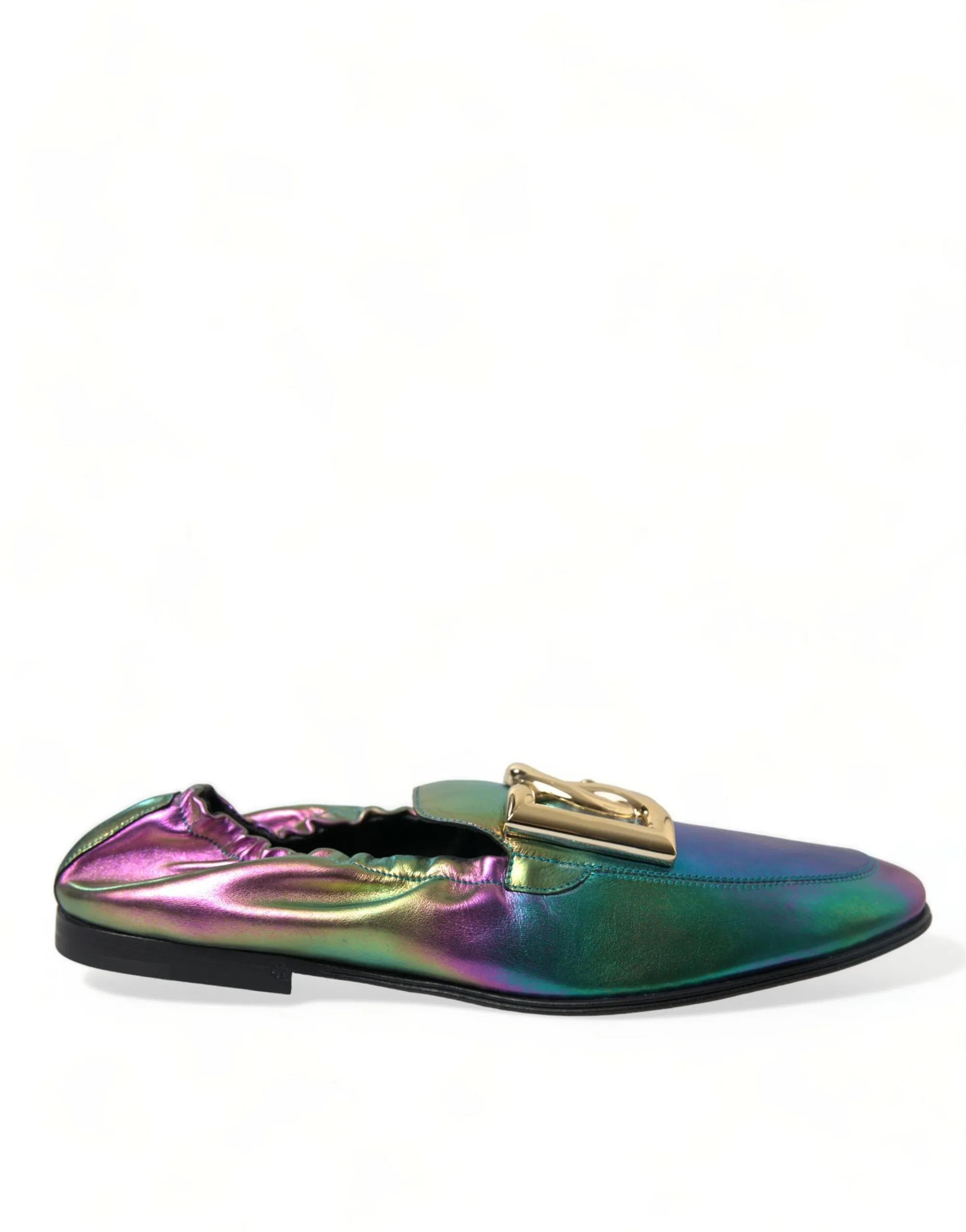 Dolce & Gabbana Men's Elegant Iridescent Loafers for Gents
