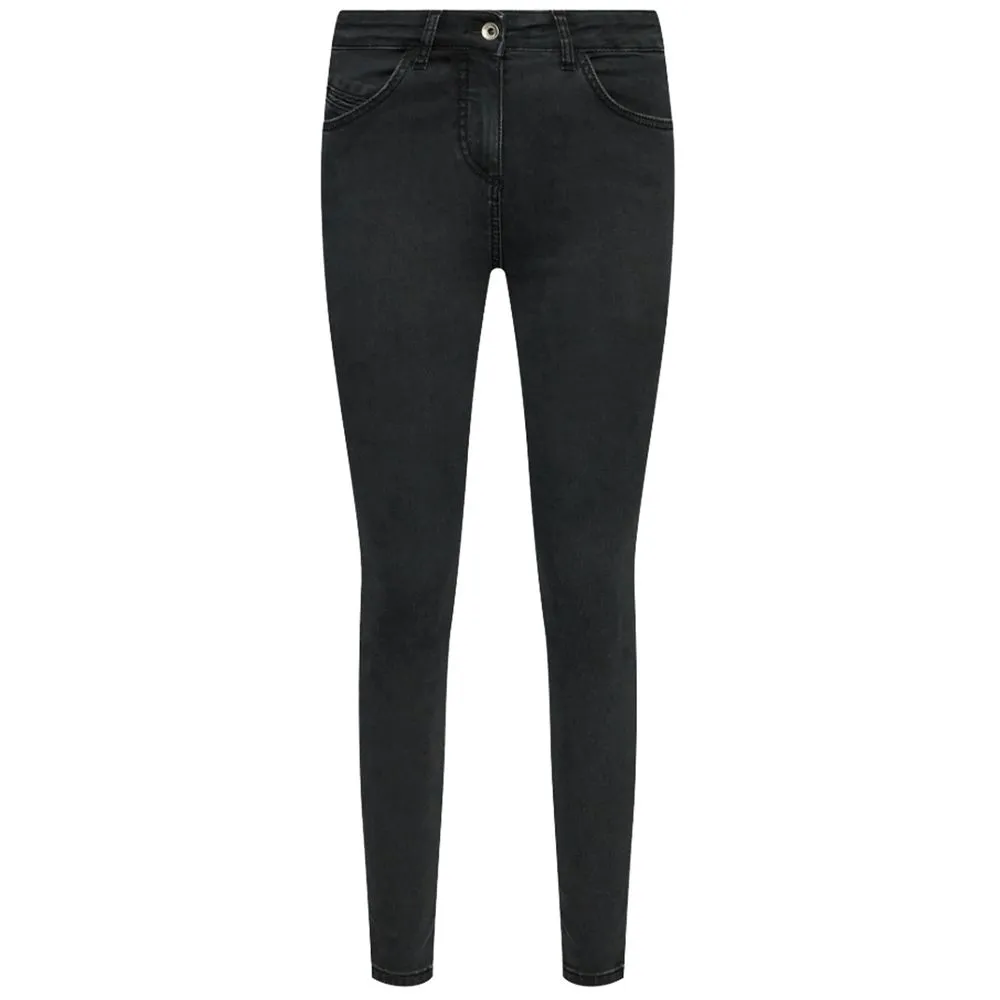 Patrizia Pepe Women's Sleek High-Waist Black Jeggings - Slim Fit Elegance