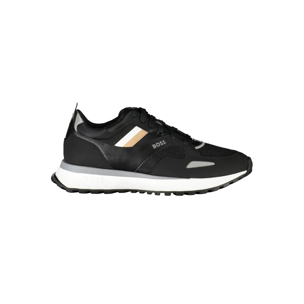Hugo Boss Black Leather Men Sneaker