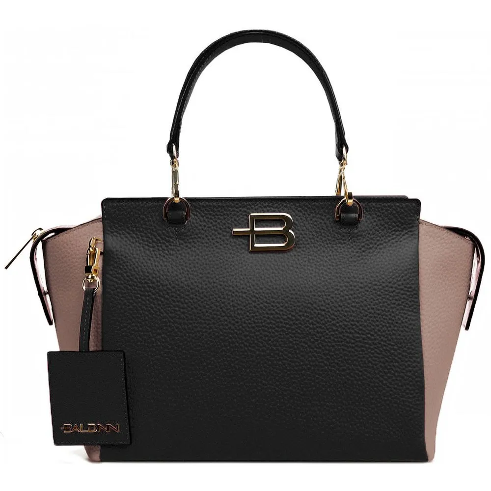 Baldinini Trend Women's Elegant Two-Tone Calfskin Handbag