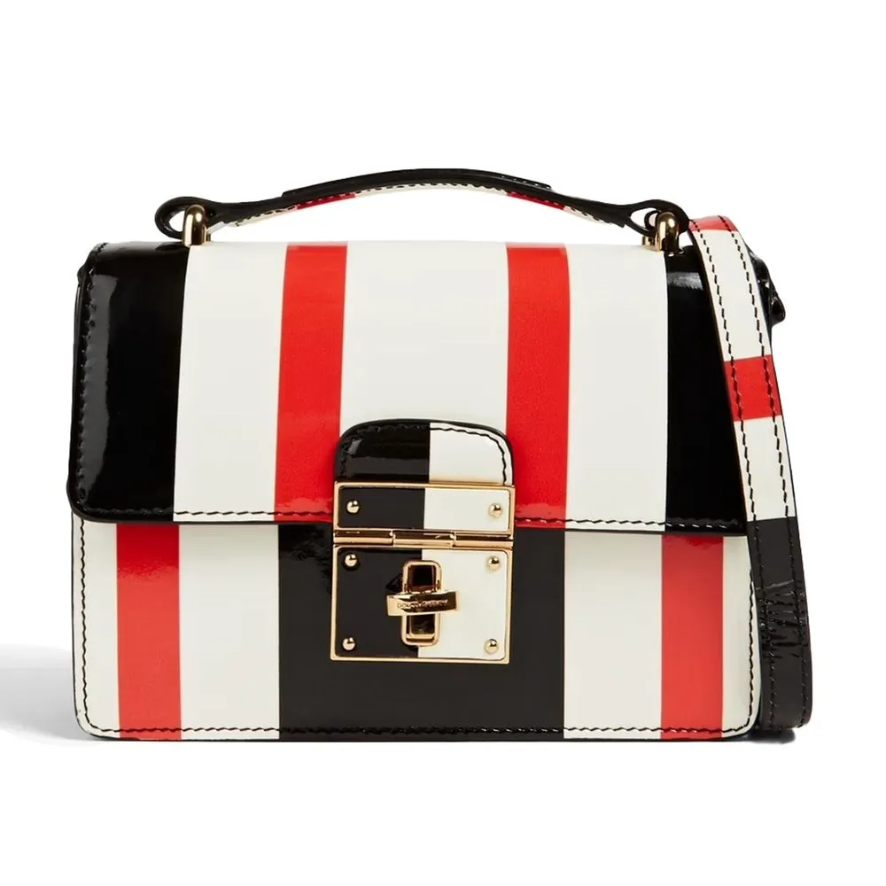 Dolce & Gabbana Women's Elegant White Patent Leather Crossbody Bag