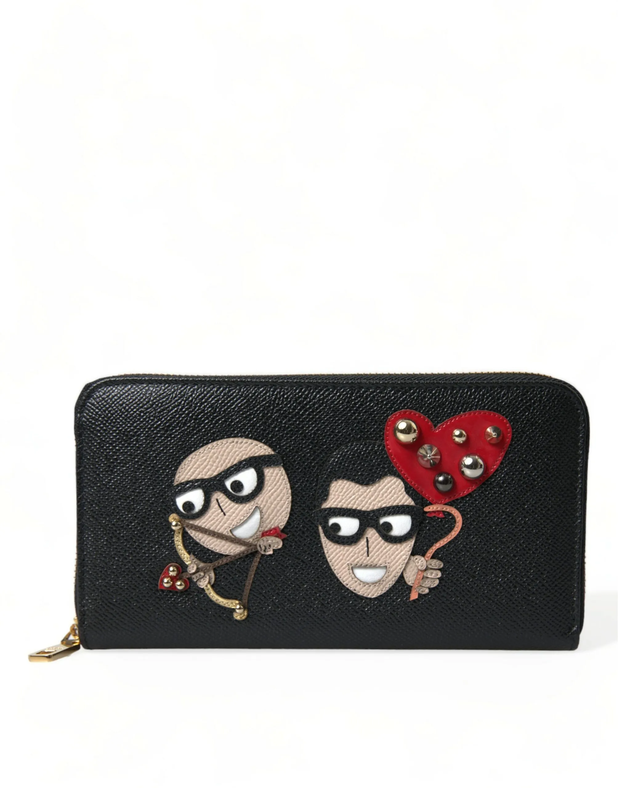 Dolce & Gabbana Women's Elegant Continental Leather Zipper Wallet
