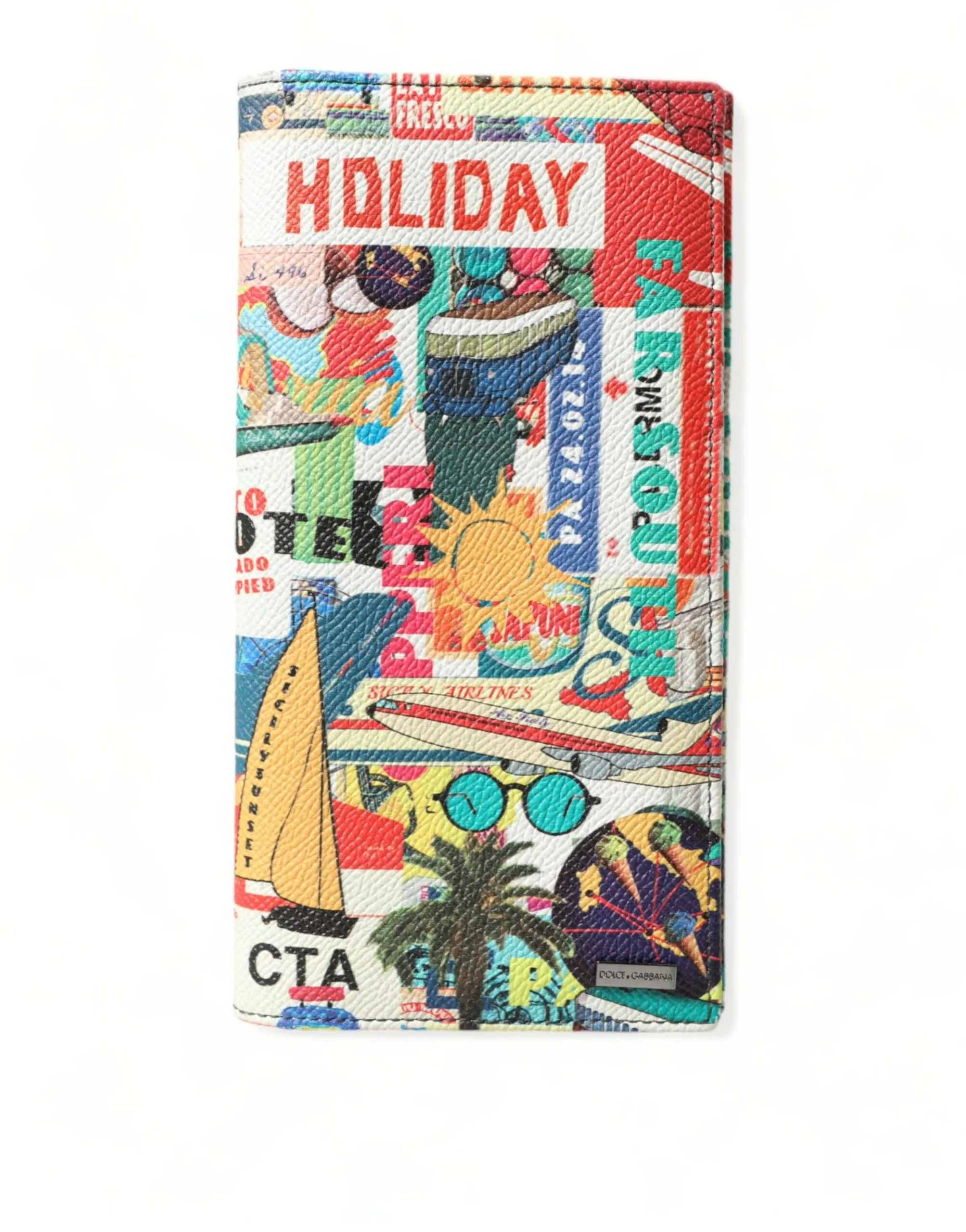 Dolce & Gabbana Women's Elegant Multicolor Leather Bifold Wallet