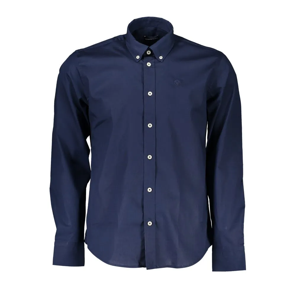North Sails Men's Blue Cotton Mens Shirt