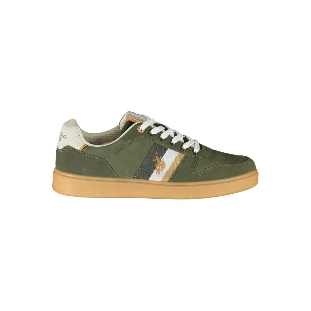U.S. POLO ASSN. Green Polyethylene Men Sneaker