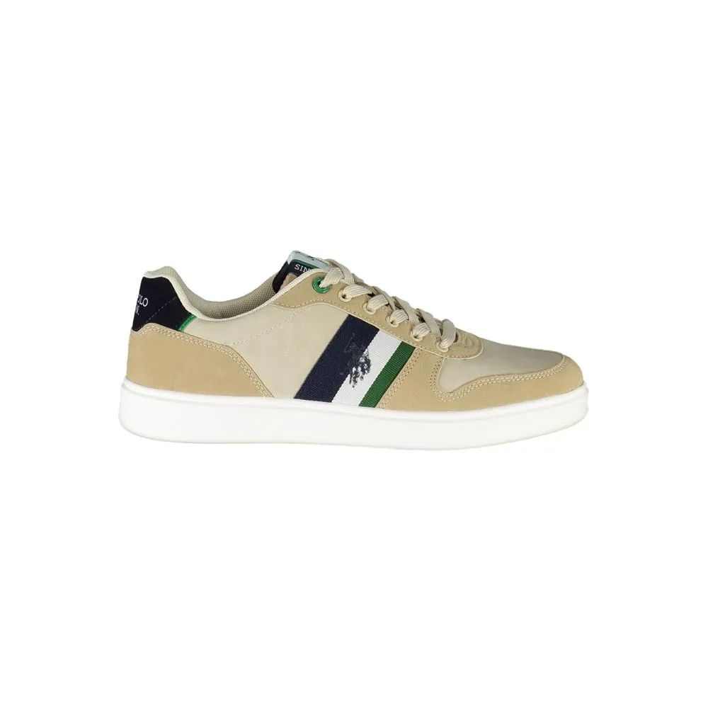 U.S. POLO ASSN. Beige Polyethylene Men Sneaker