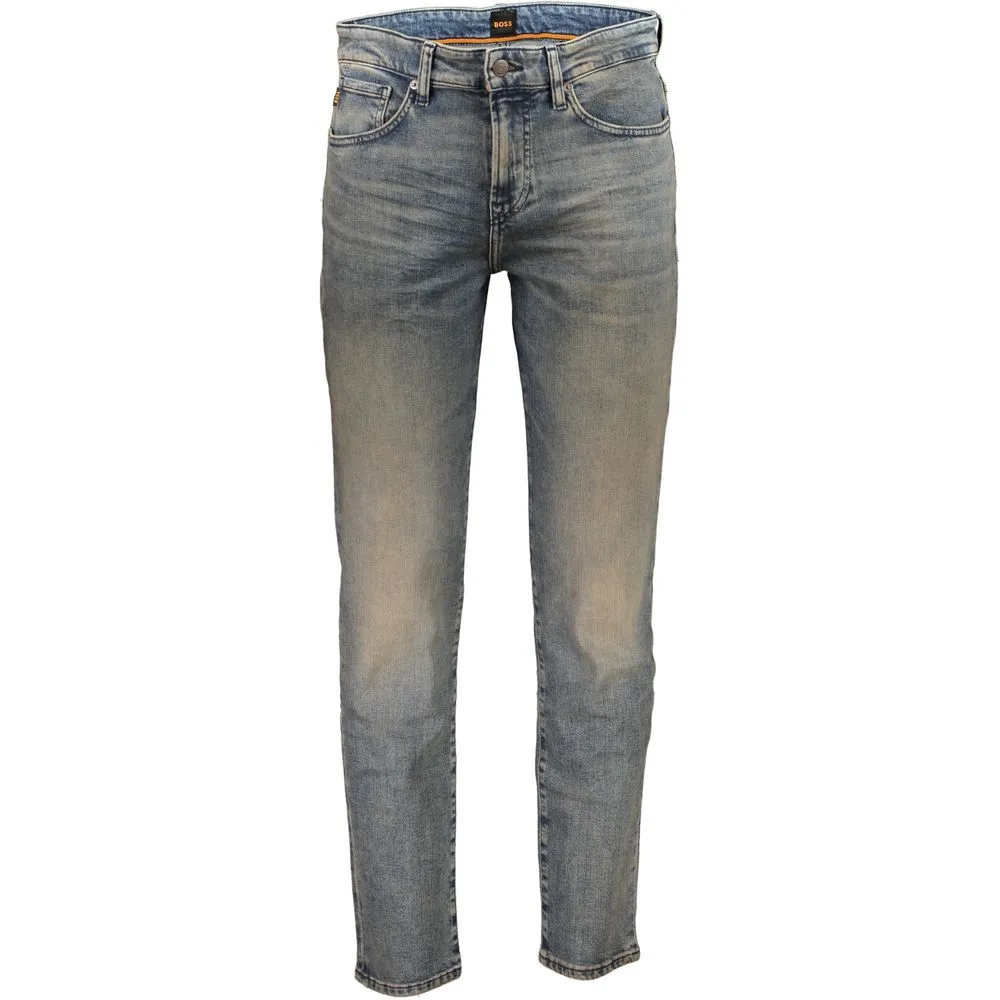 Hugo Boss Men's Blue Cotton Men's Jeans