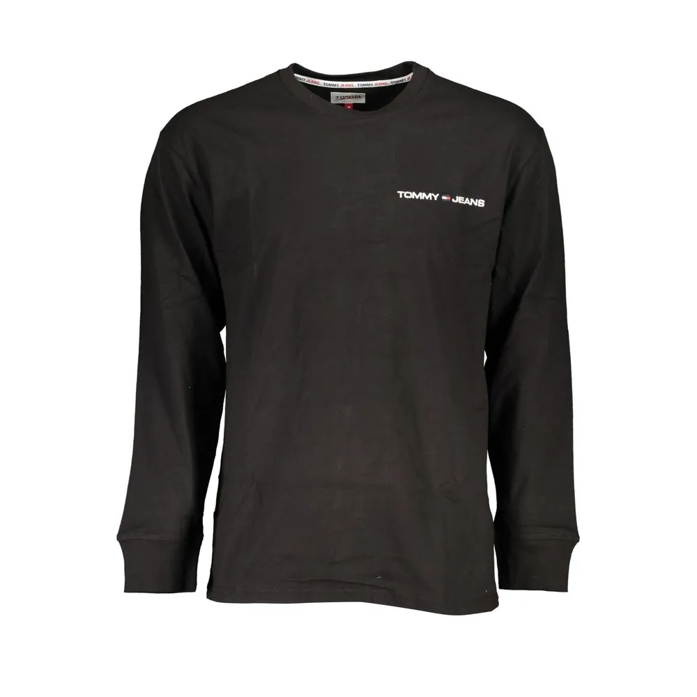 Tommy Hilfiger Black Cotton Men T-Shirt