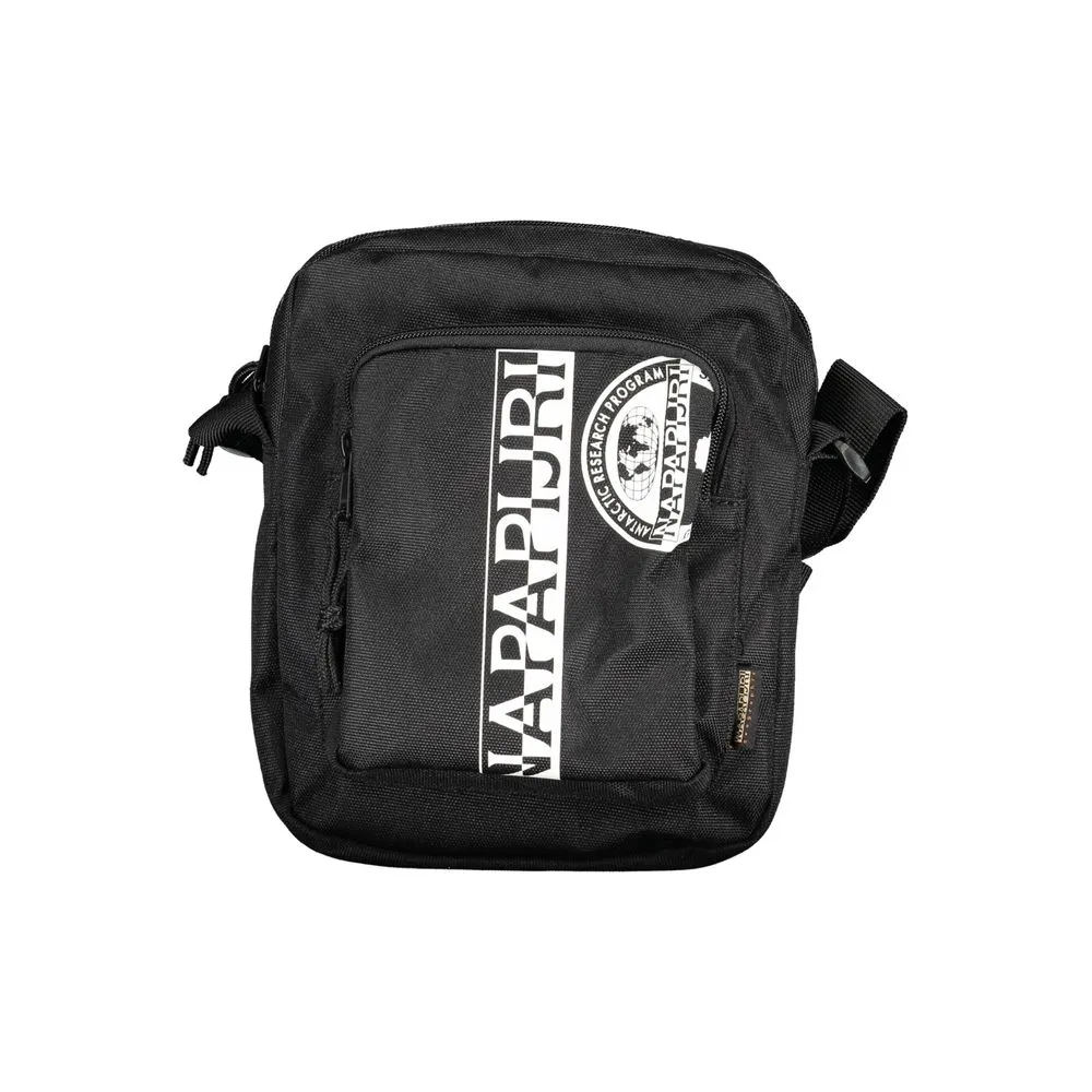 Napapijri Black Polyester Men Shoulder Bag