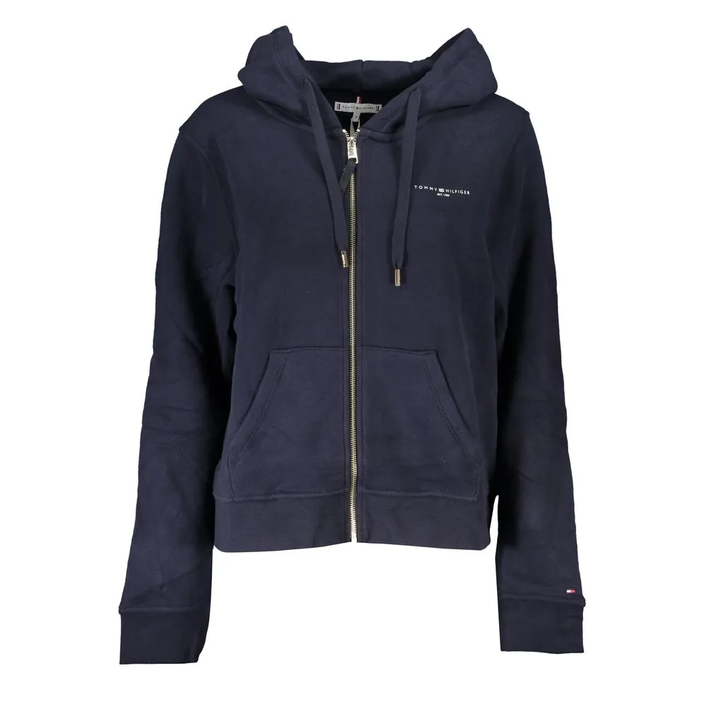 Tommy Hilfiger Women's Blue Cotton Women's Sweatshirt