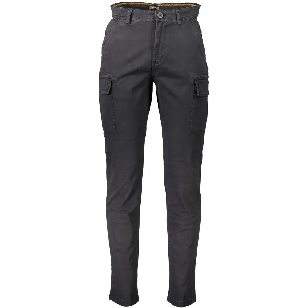 Napapijri Black Cotton Men Pants