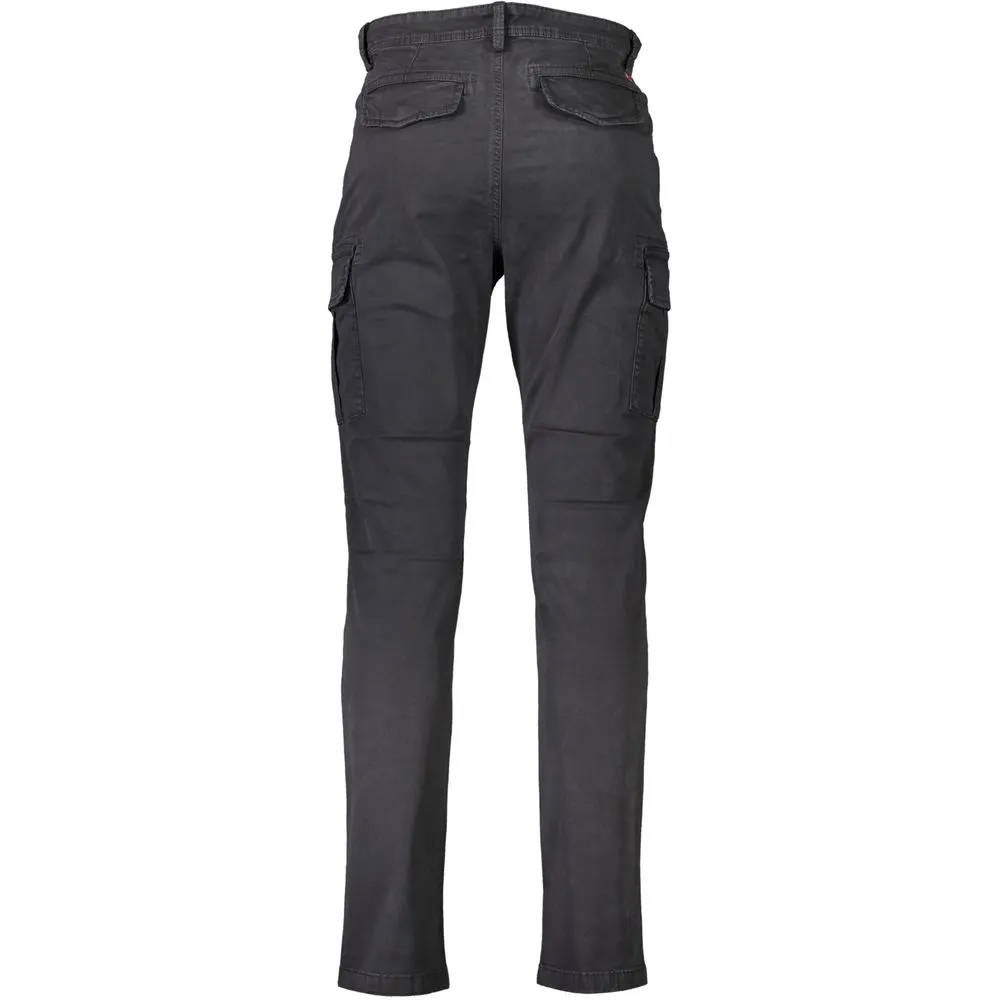 Napapijri Black Cotton Men Pants