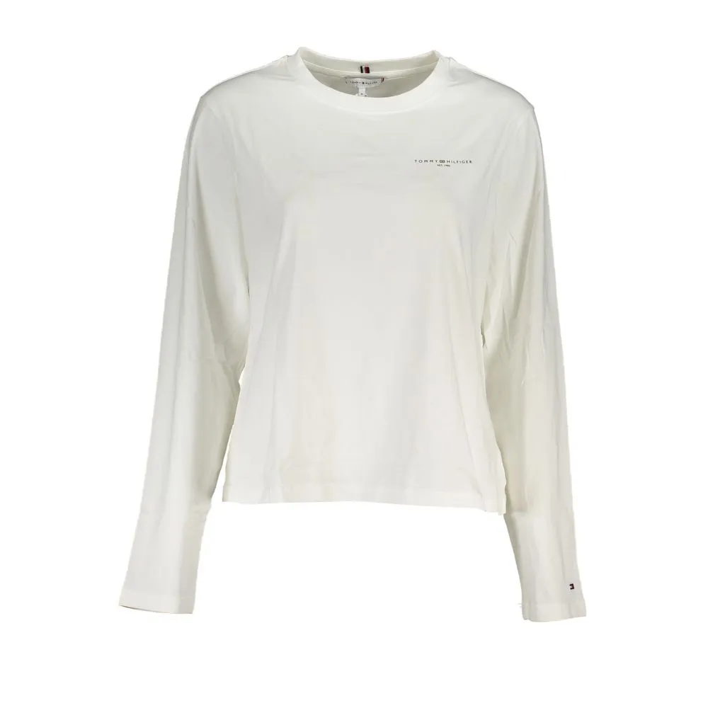 Tommy Hilfiger White Cotton Women T-Shirt