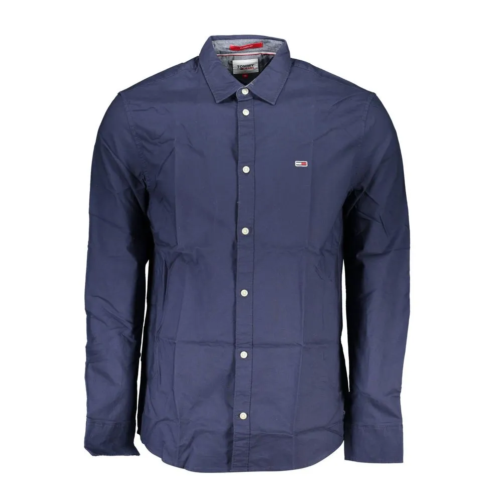 Tommy Hilfiger Blue Cotton Men Shirt