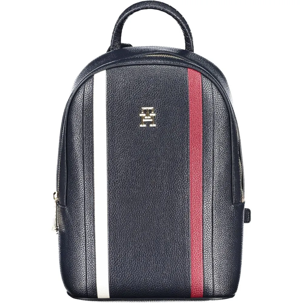 Tommy Hilfiger Blue Polyethylene Women Backpack
