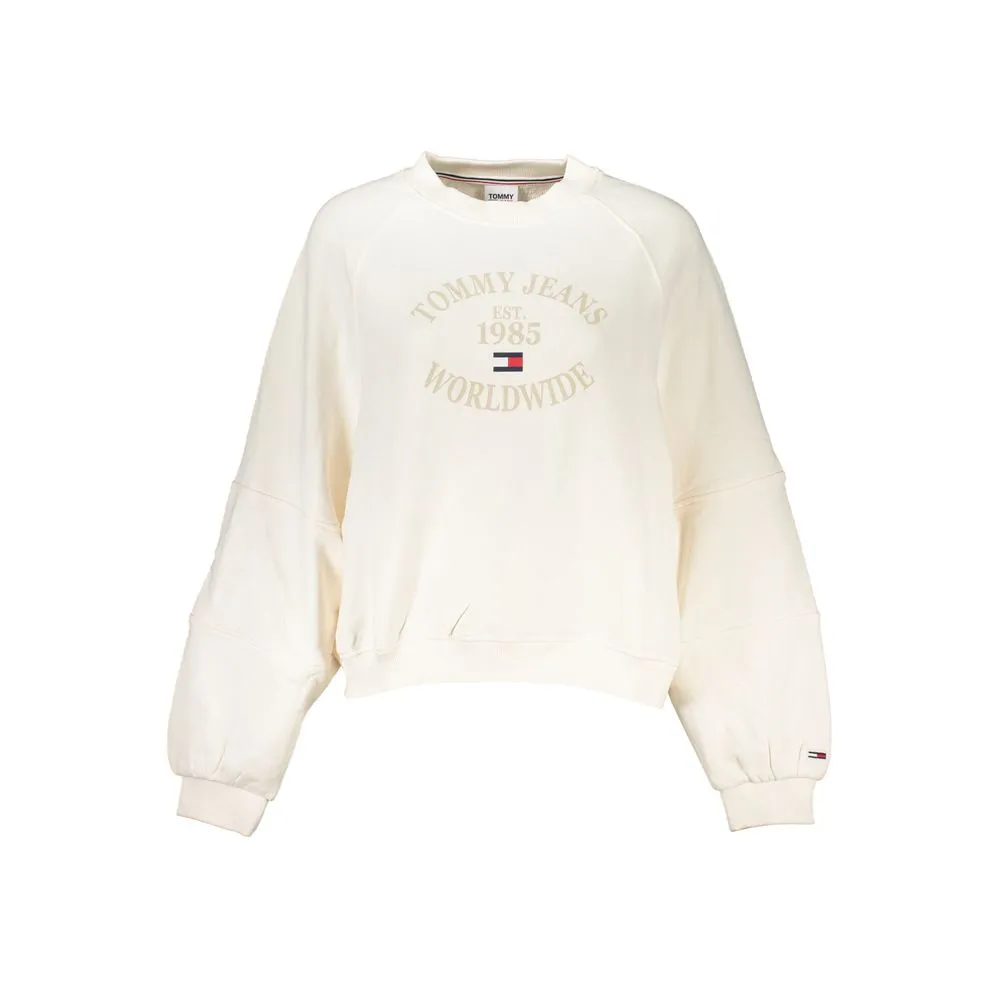 Tommy Hilfiger Women's Chic Crew Neck Logo Sweatshirt - Pure Cotton Comfort
