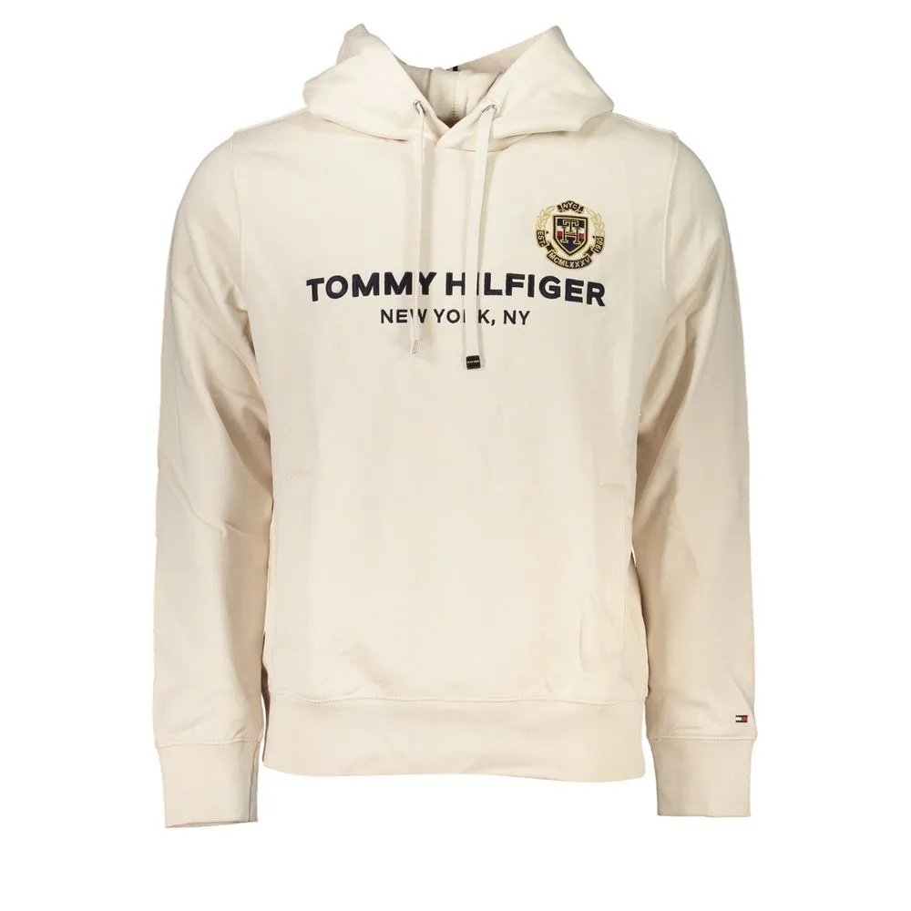 Tommy Hilfiger Men's Classic White Hooded Sweatshirt