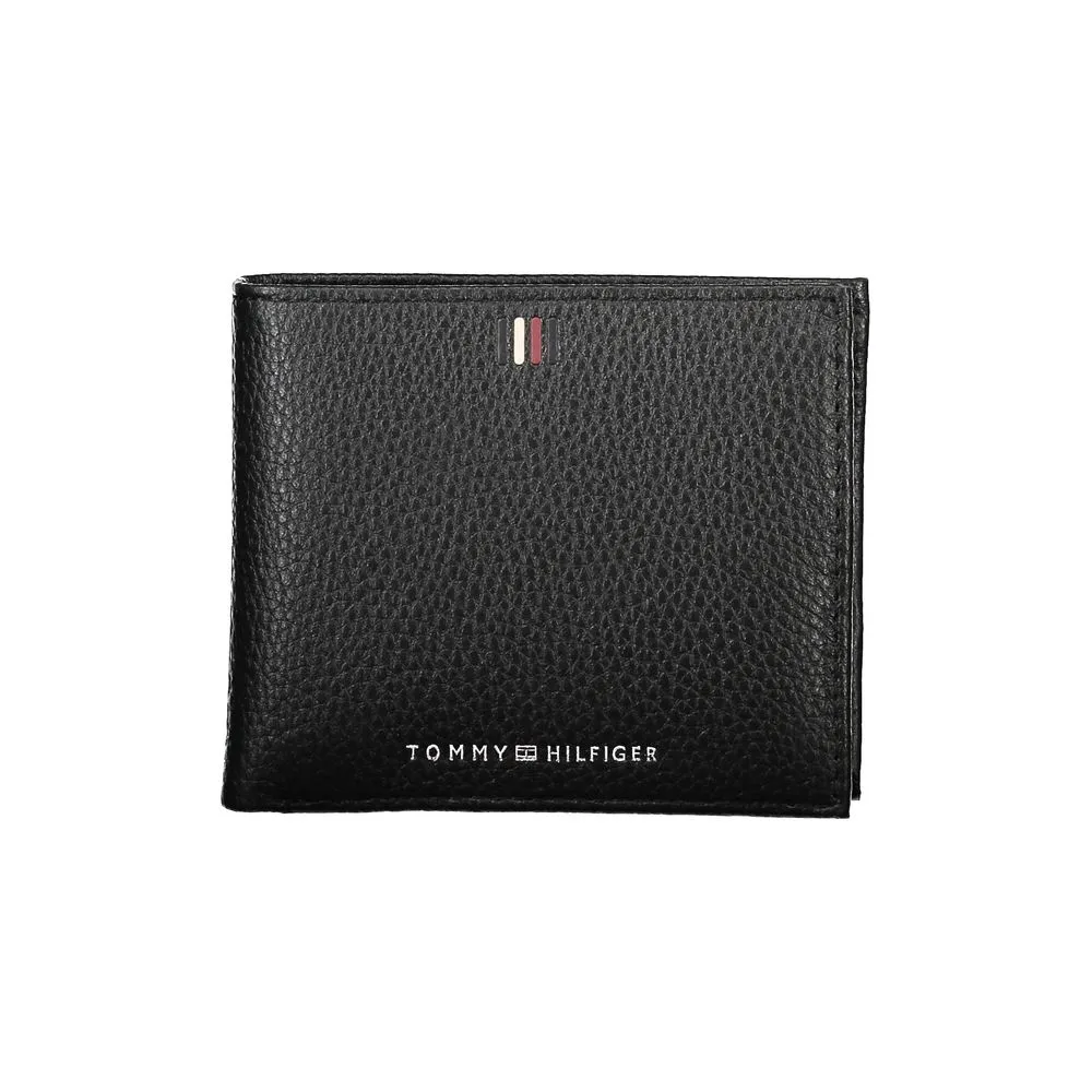 Tommy Hilfiger Men's Elegant Leather Bifold Wallet with Coin Pocket