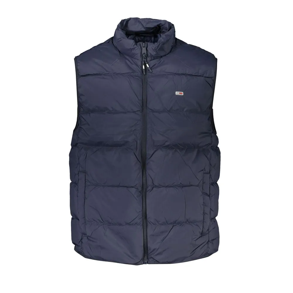Tommy Hilfiger Men's Sleeveless Embroidered Zip-Up Jacket