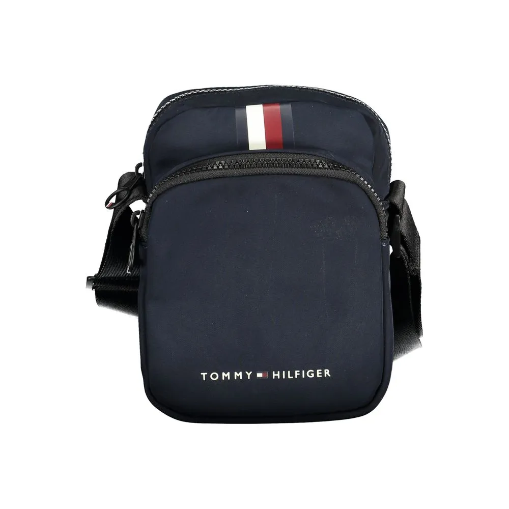 Tommy Hilfiger Men's Chic Blue Contrast Detail Shoulder Bag