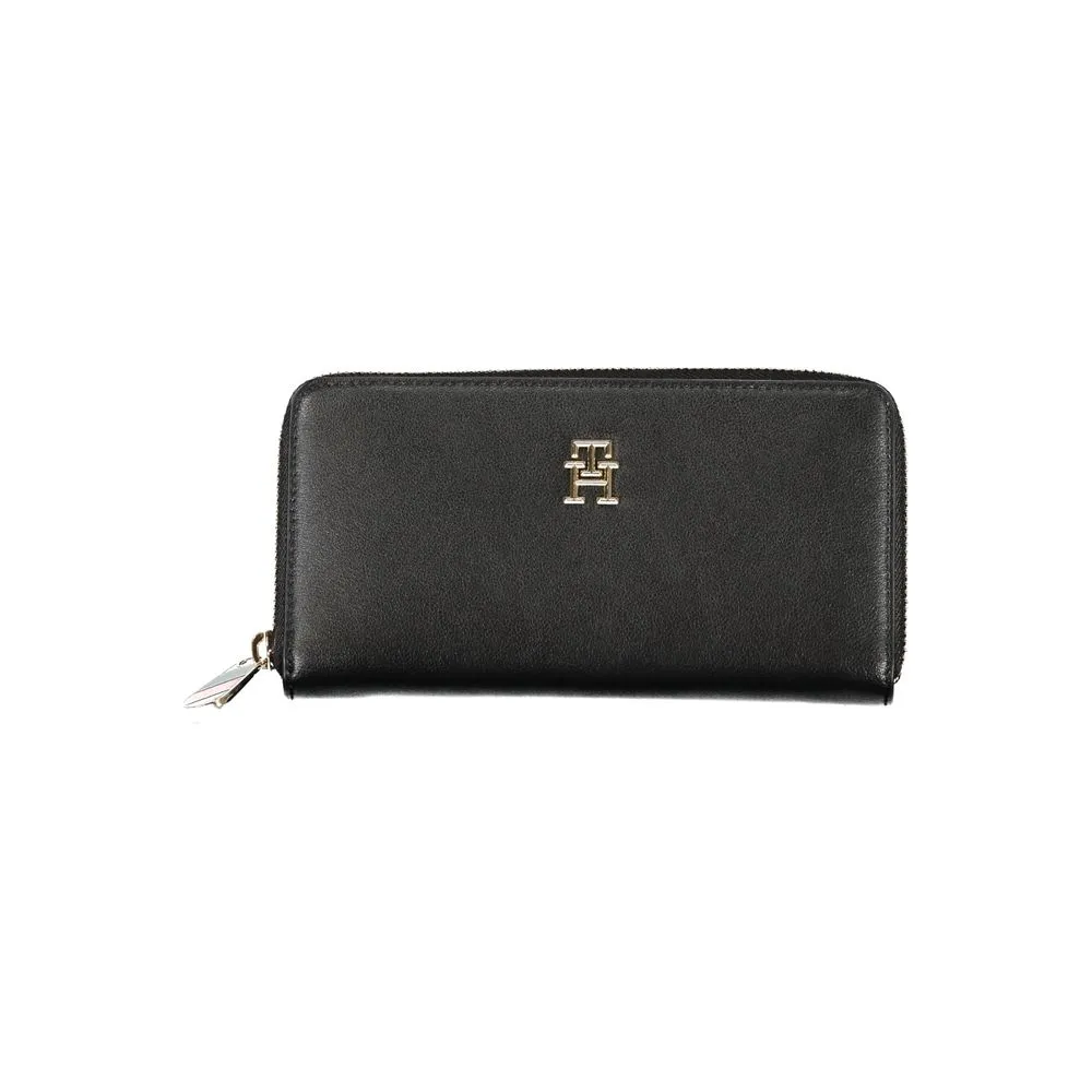 Tommy Hilfiger Women's Sleek Polyester Blend Zip Wallet