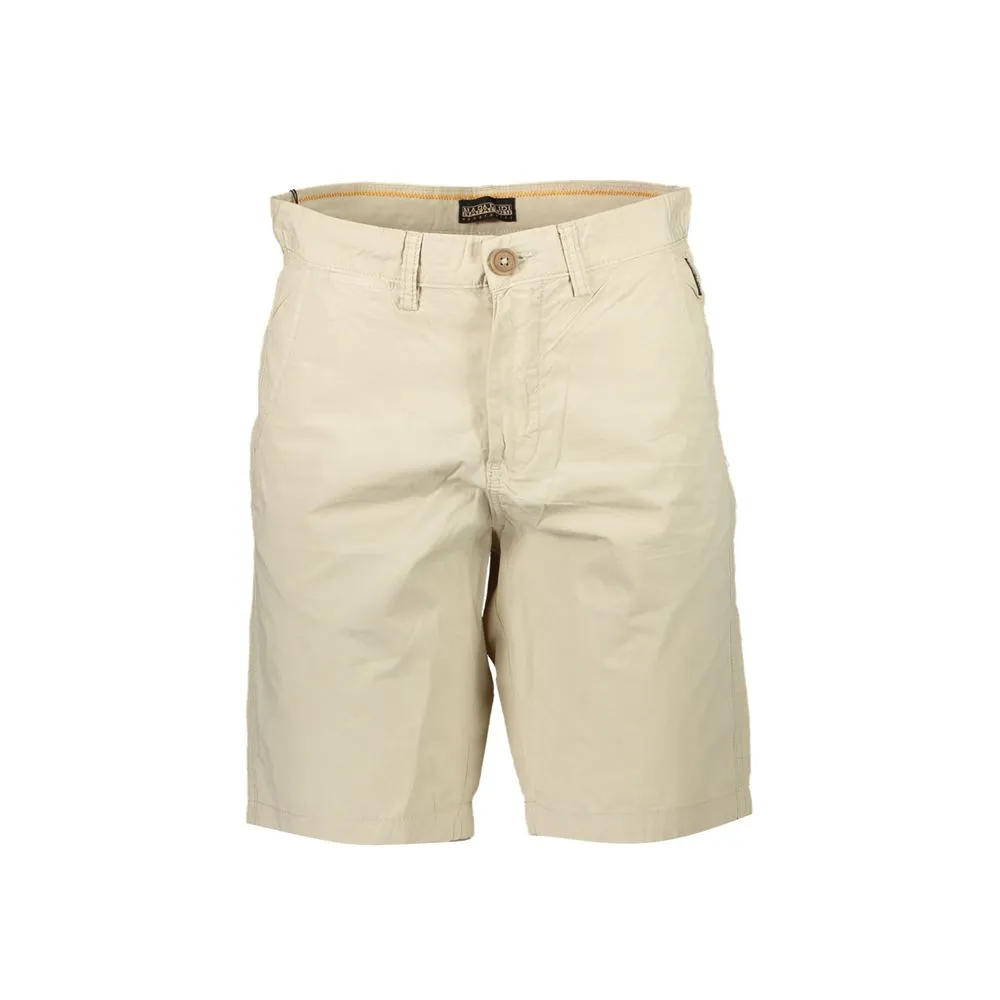 Napapijri Men's Chic Beige Bermuda Shorts - Summertime Elegance