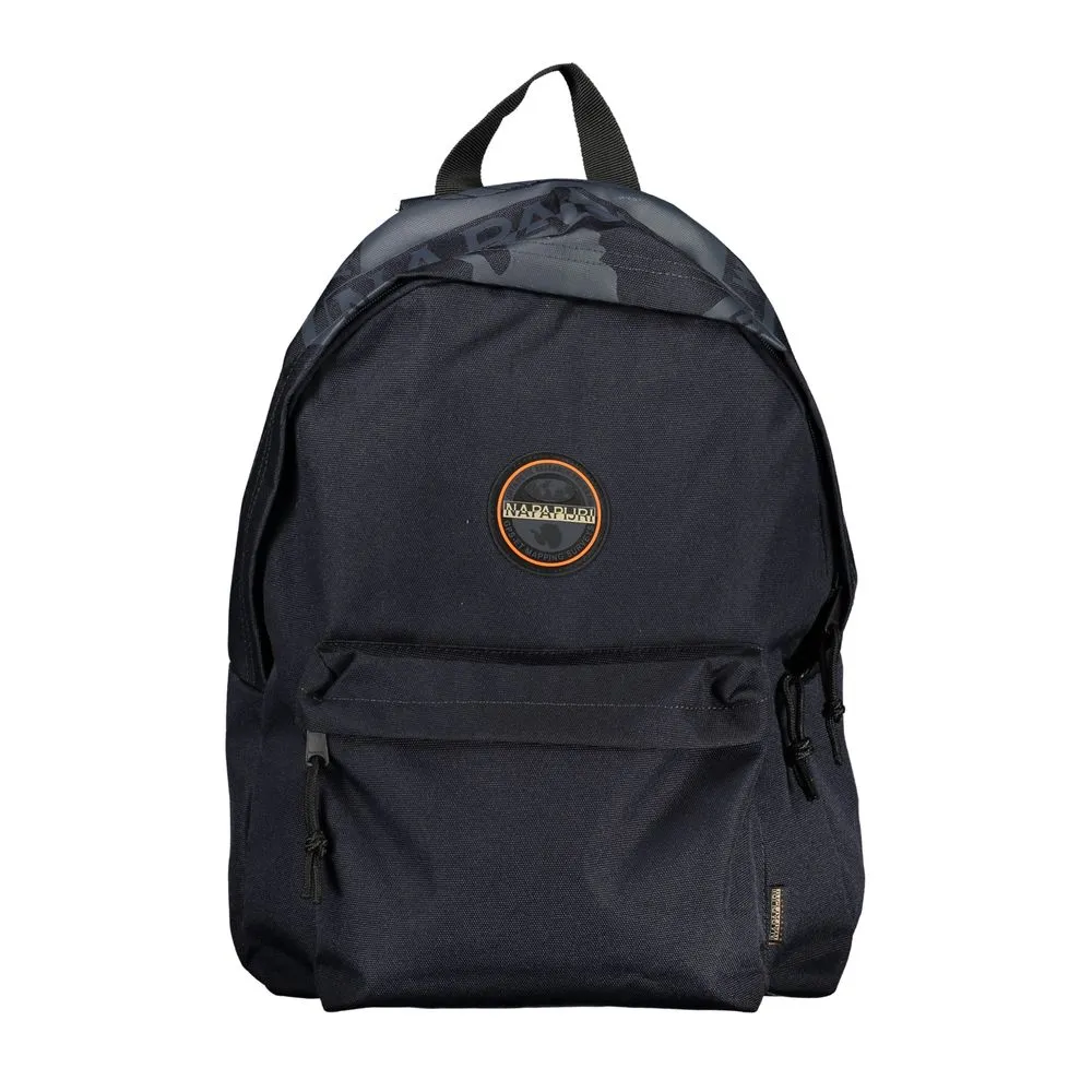 Napapijri Men's Elegant Cotton Backpack with Contrasting Details