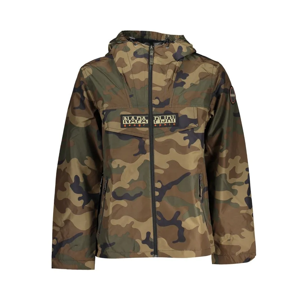 Napapijri Men's Sporty Waterproof Hooded Jacket