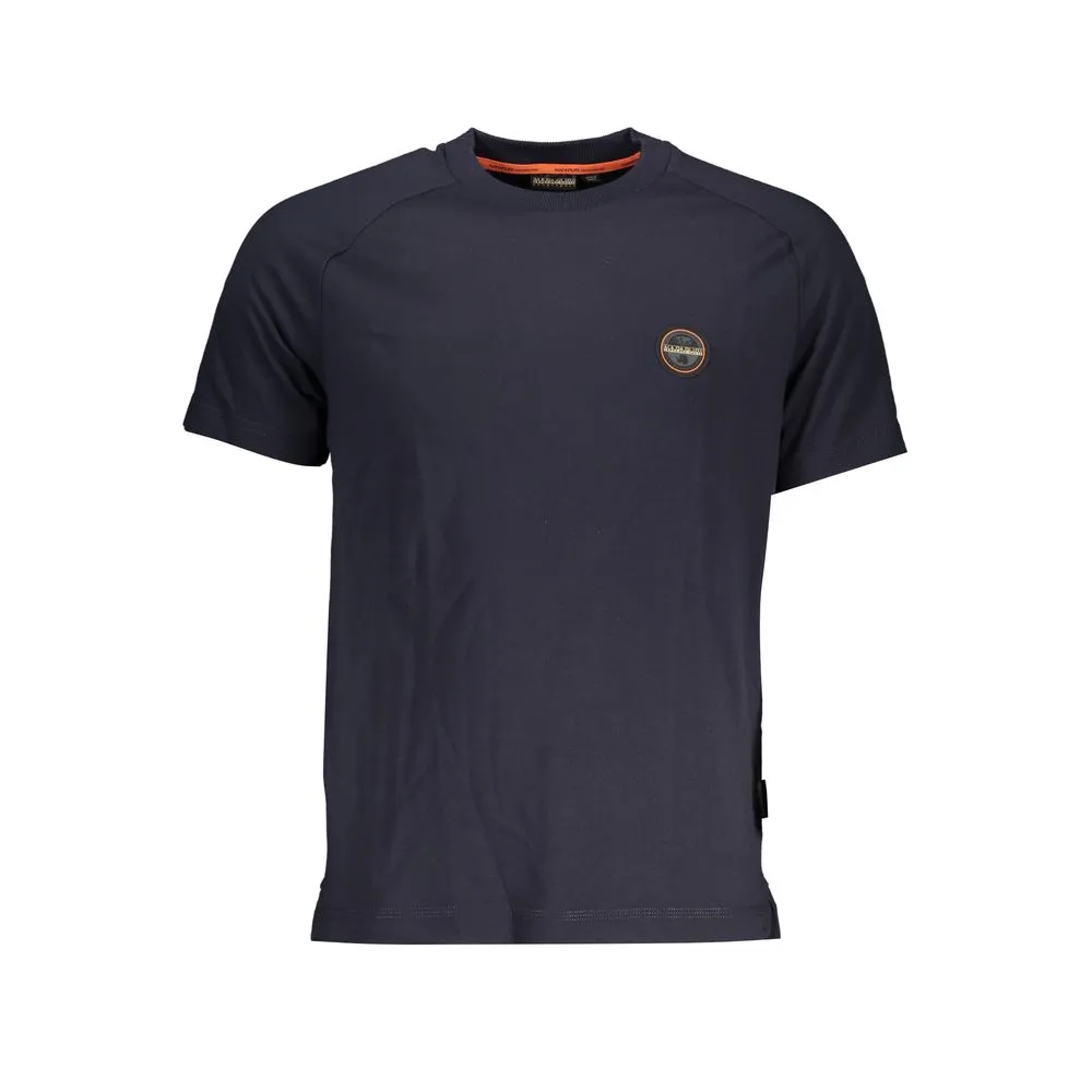 Napapijri Men's Elegant Blue Short Sleeve Round Neck Tee