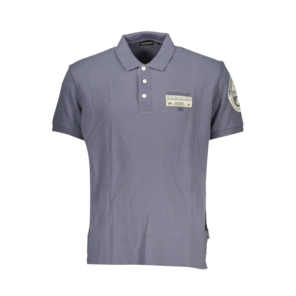 Napapijri Men's Elegant Contrast Detail Polo Shirt