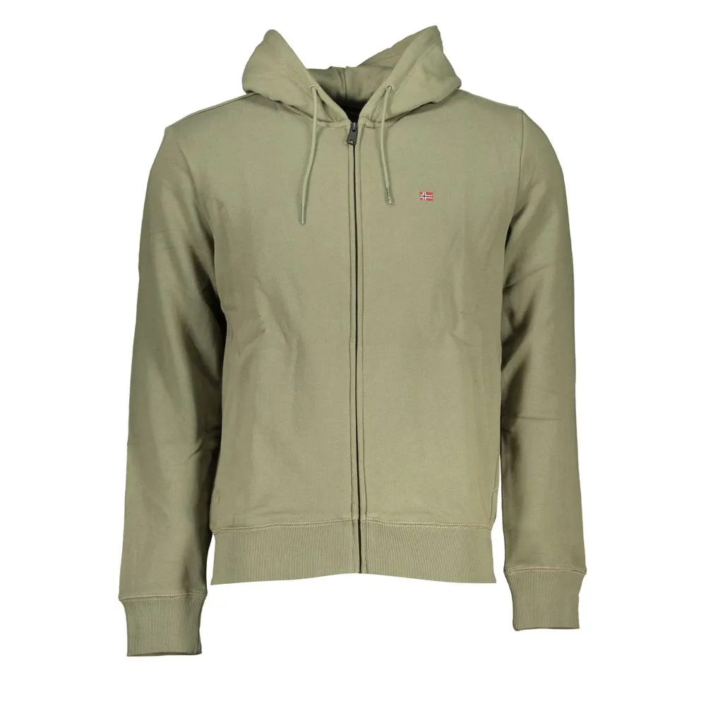 Napapijri Men's Urban Green Hooded Sweatshirt