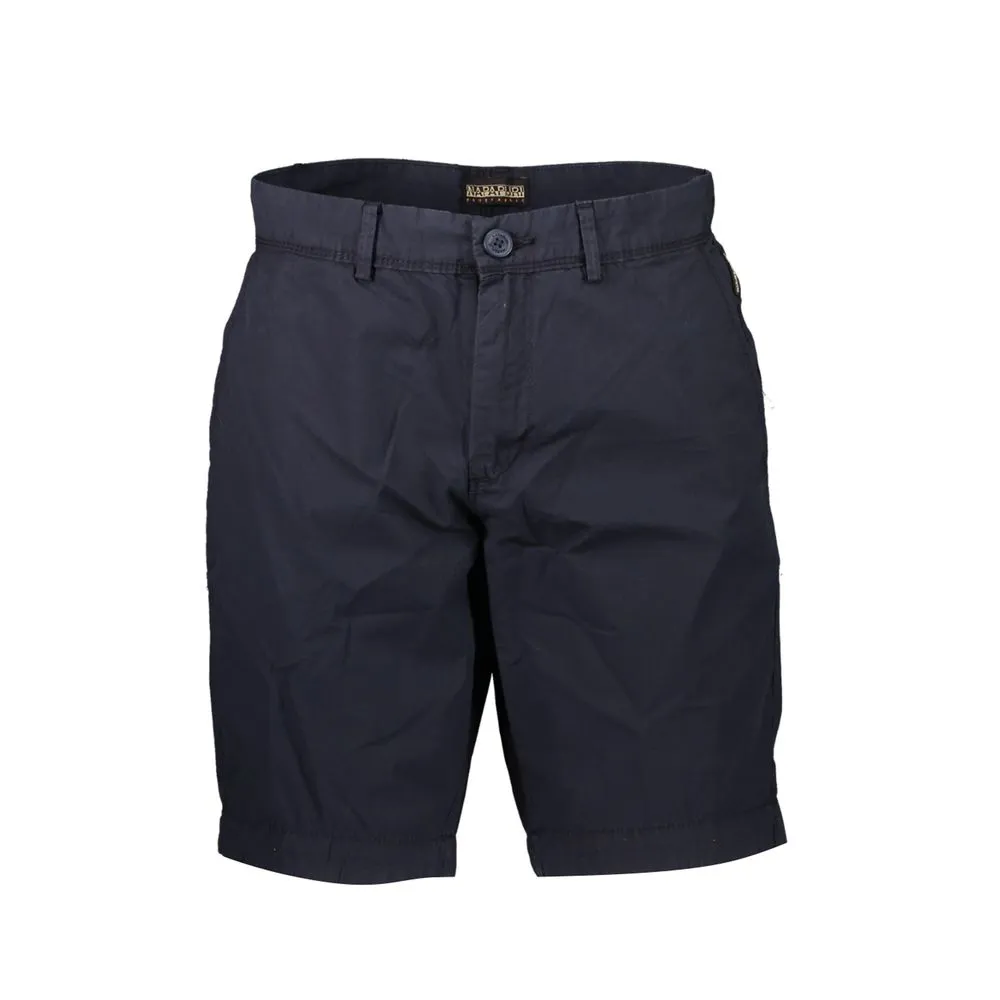 Napapijri Men's Chic Blue Bermuda Shorts with Contrast Details
