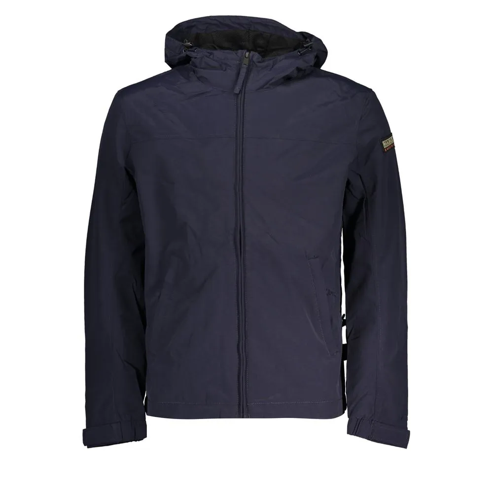 Napapijri Men's Elegant Waterproof Hooded Sports Jacket
