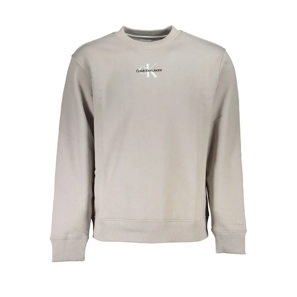 Calvin Klein Men's Elegant Crew Neck Fleece Sweatshirt