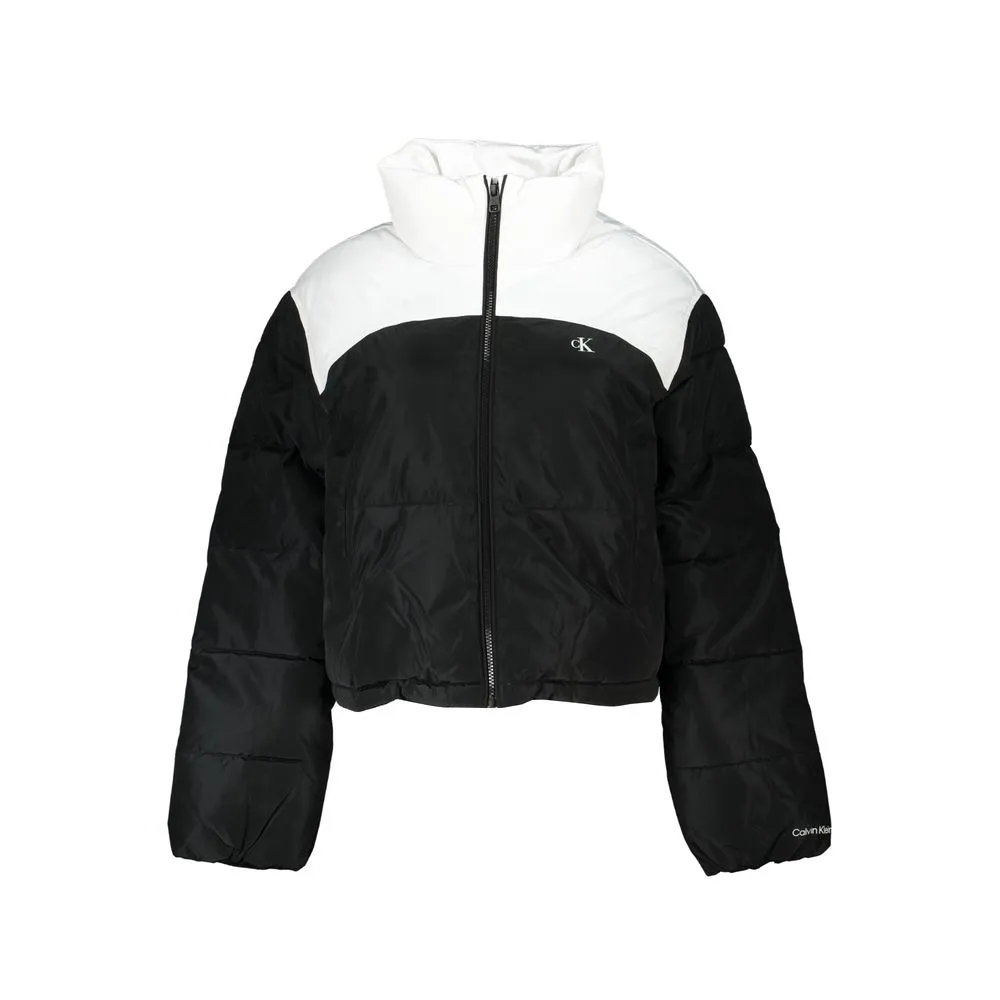 Calvin Klein Women's Chic Contrast Zip Long Sleeve Jacket