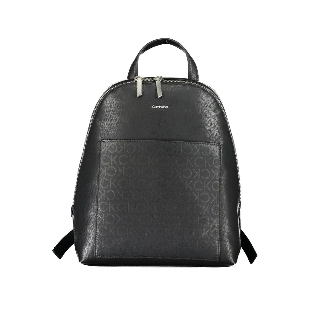 Calvin Klein Women's Eco-Chic Designer Backpack With Contrasting Details