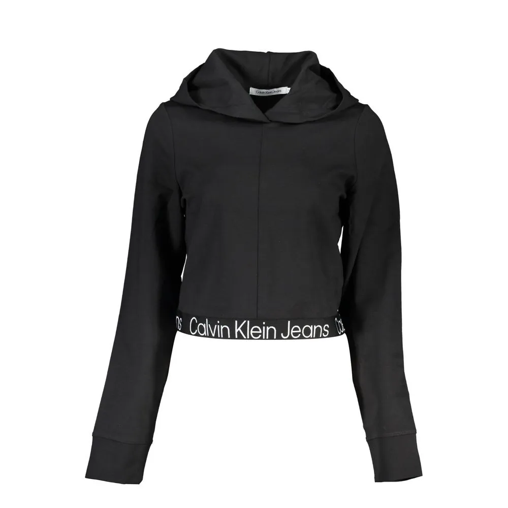 Calvin Klein Women's Sleek Hooded Technical Sweatshirt