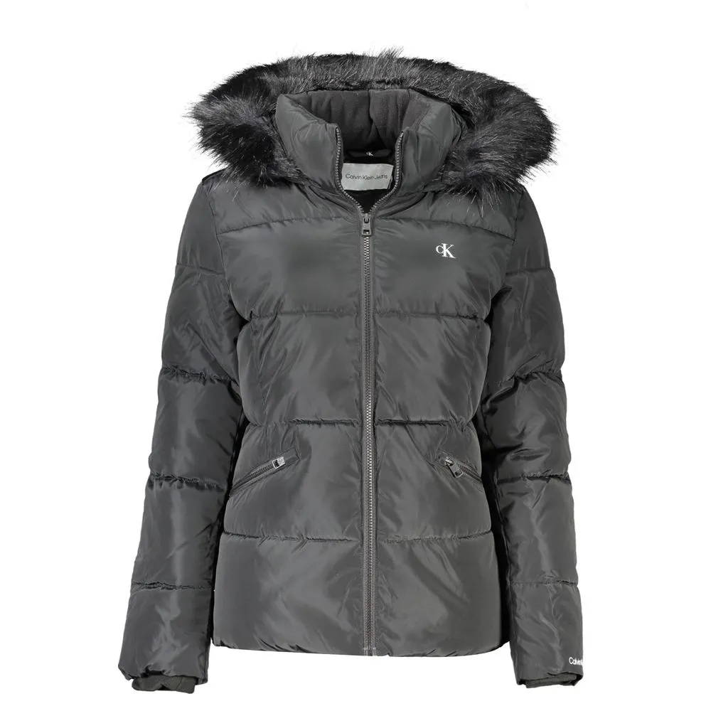 Calvin Klein Women's Elegant Long Sleeve Hooded Jacket