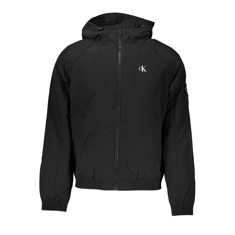 Calvin Klein Men's Sleek Hooded Long Sleeve Jacket