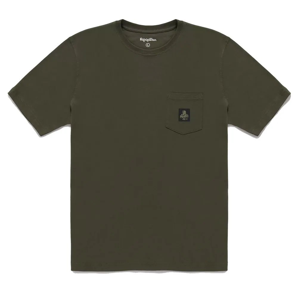 Refrigiwear Men's Army Cotton Tee with Chest Pocket