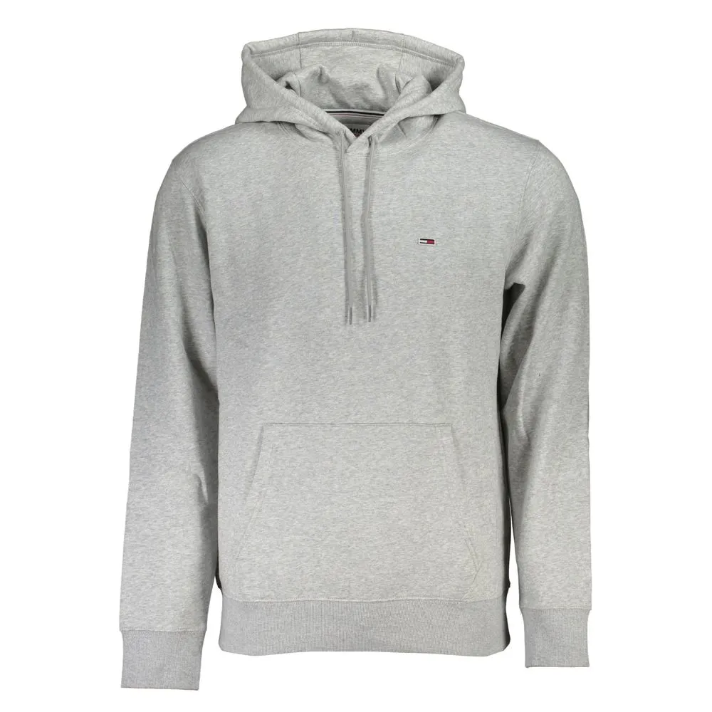 Tommy Hilfiger Men's Chic Gray Fleece Hooded Sweatshirt