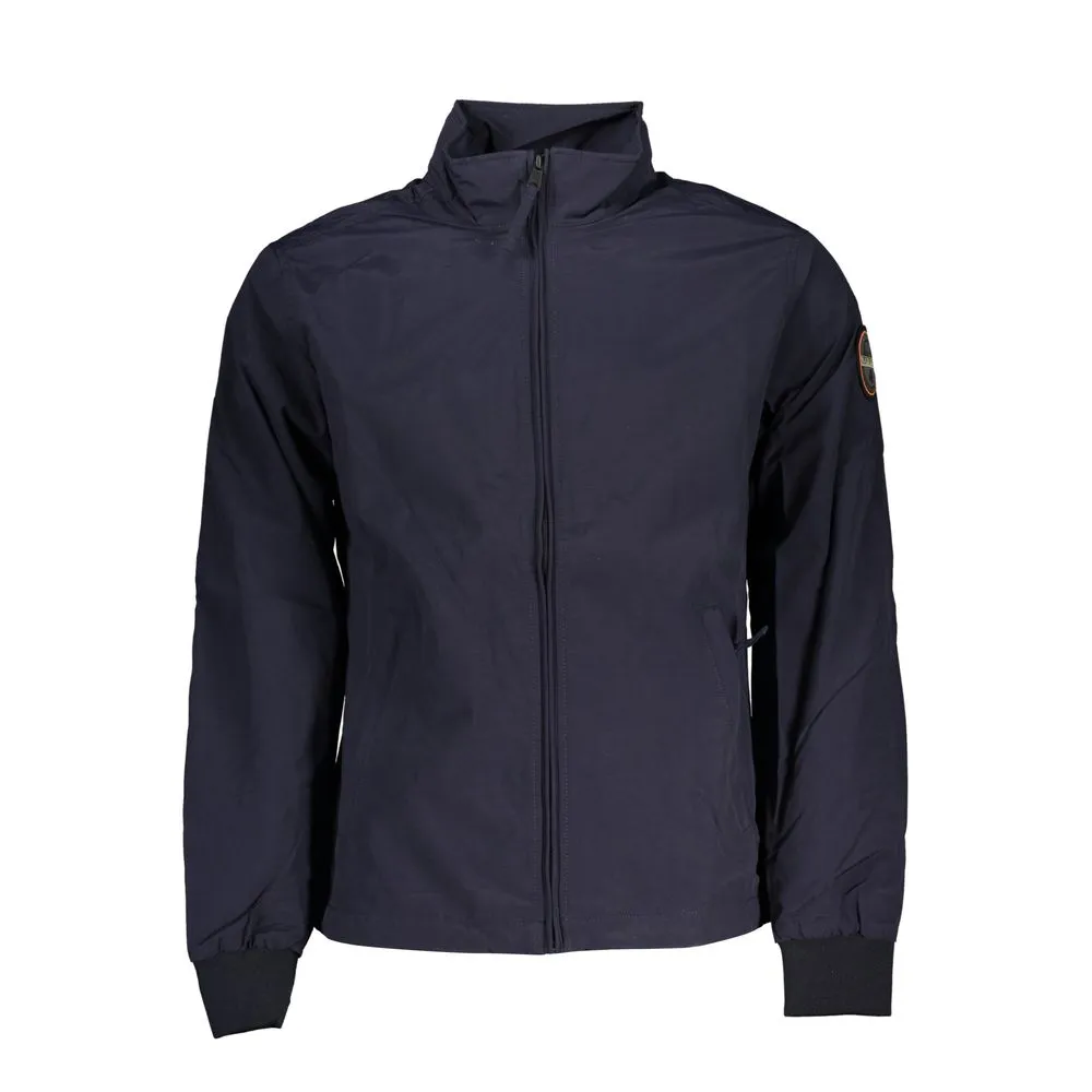 Napapijri Men's Sleek Waterproof Sports Jacket with Contrast Details