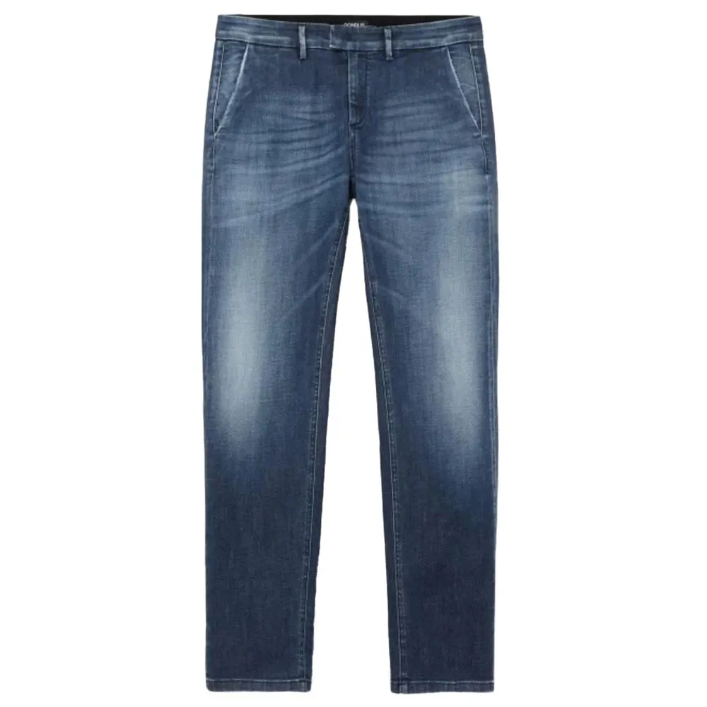 Dondup Men's Sleek Stretch Denim Jeans for Sophisticated Style