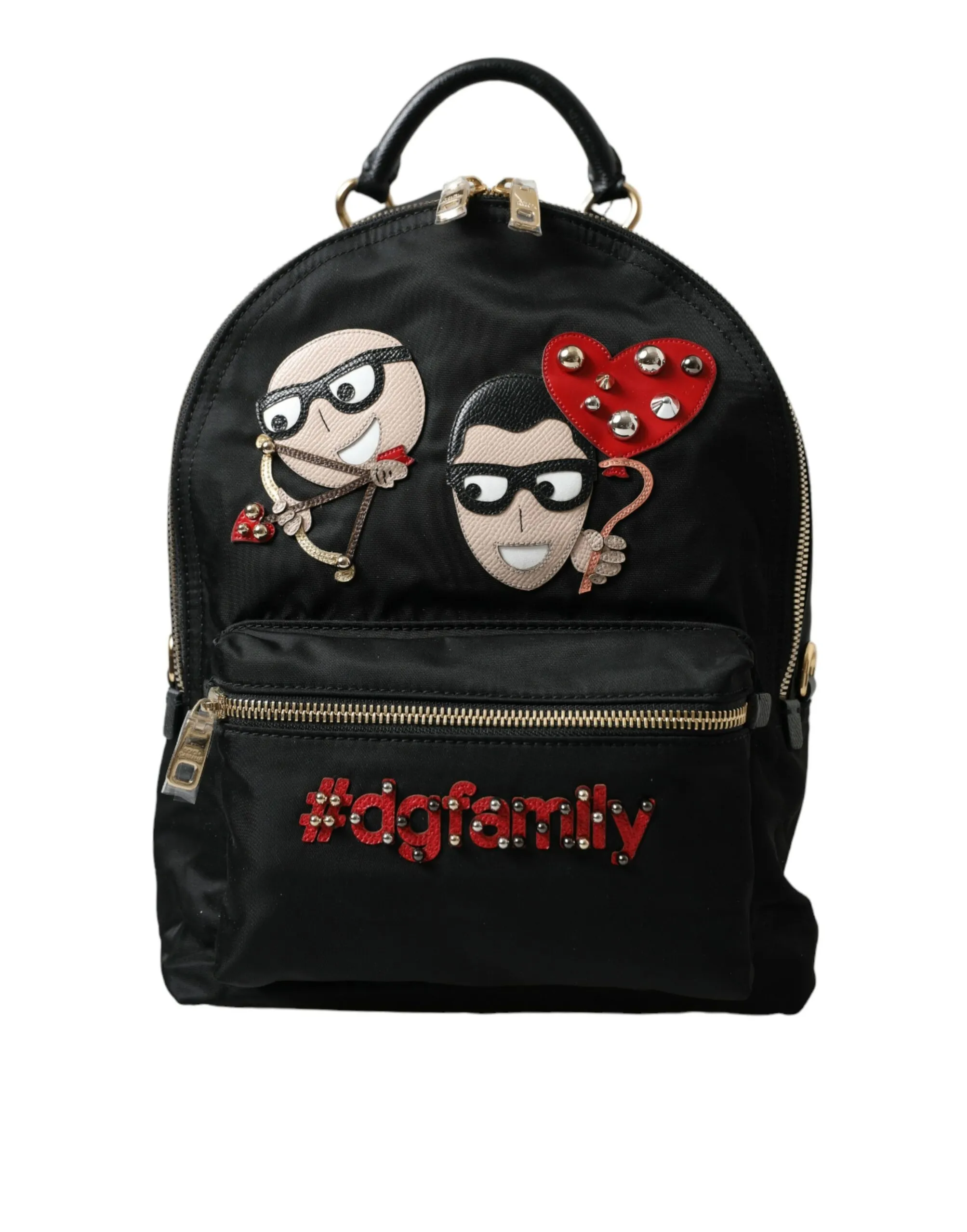 Dolce & Gabbana Women's Elegant Embellished Black Backpack