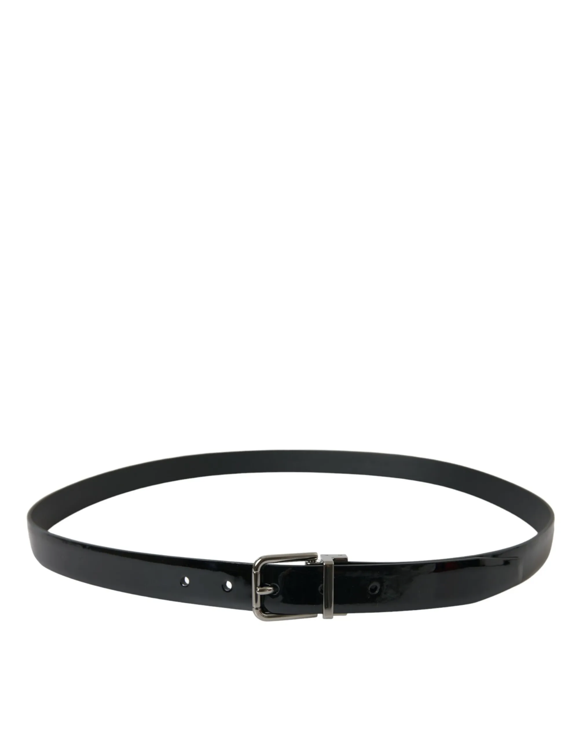 Dolce & Gabbana Men's Elegant Leather Belt with Metal Buckle Closure