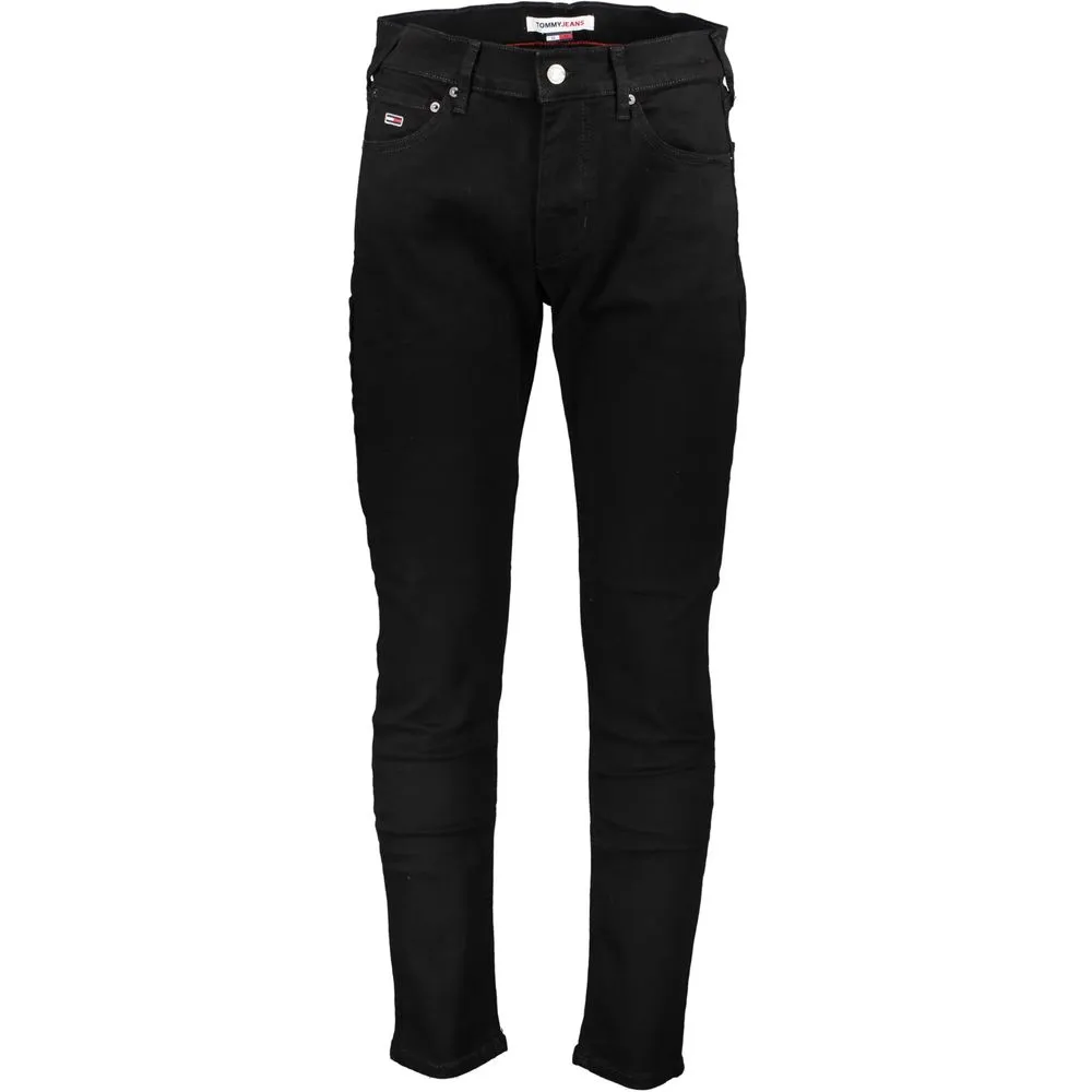 Tommy Hilfiger Men's Sleek Scanton Stretch Jeans in Timeless Black