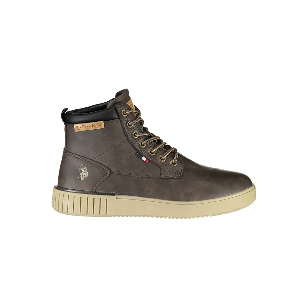 U.S. POLO ASSN. Men's Elegant Ankle Boots with Iconic Logo Detail